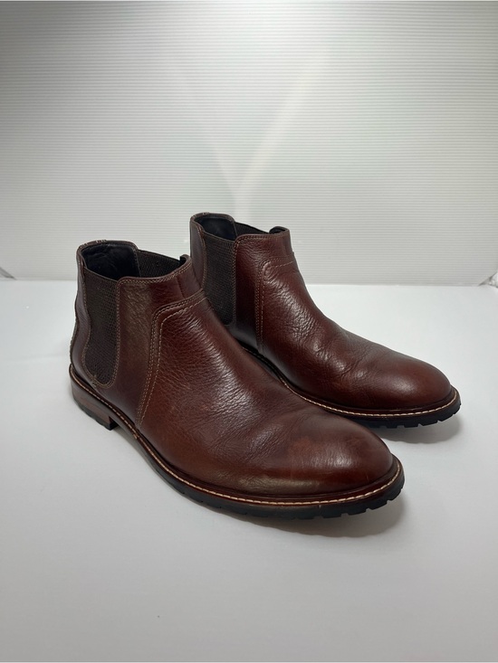 Johnston & Murphy Bedford Men\'s Chelsea Boots Size 11 Brown Leather 59-3332 main image 6
